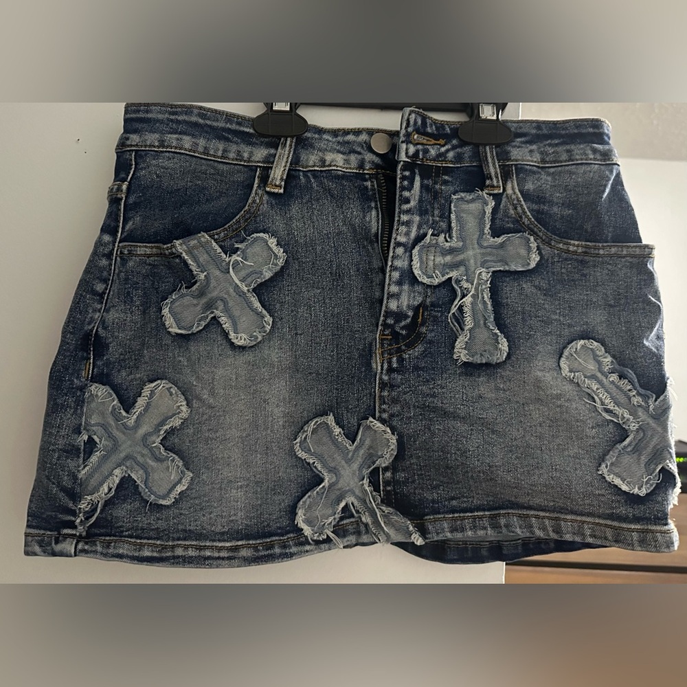 Jean Mini Skirt